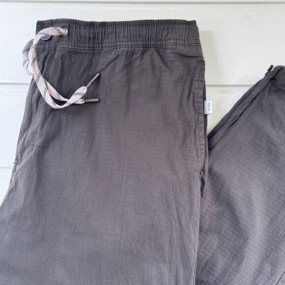 Onia Men’s All Terrain Ripstop Drawstring Pants In Grey/Charcoal Size XL - Picture 3 of 16